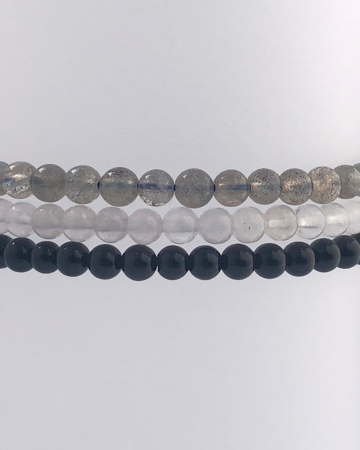 Protection 4mm Gemstone Bracelet Set