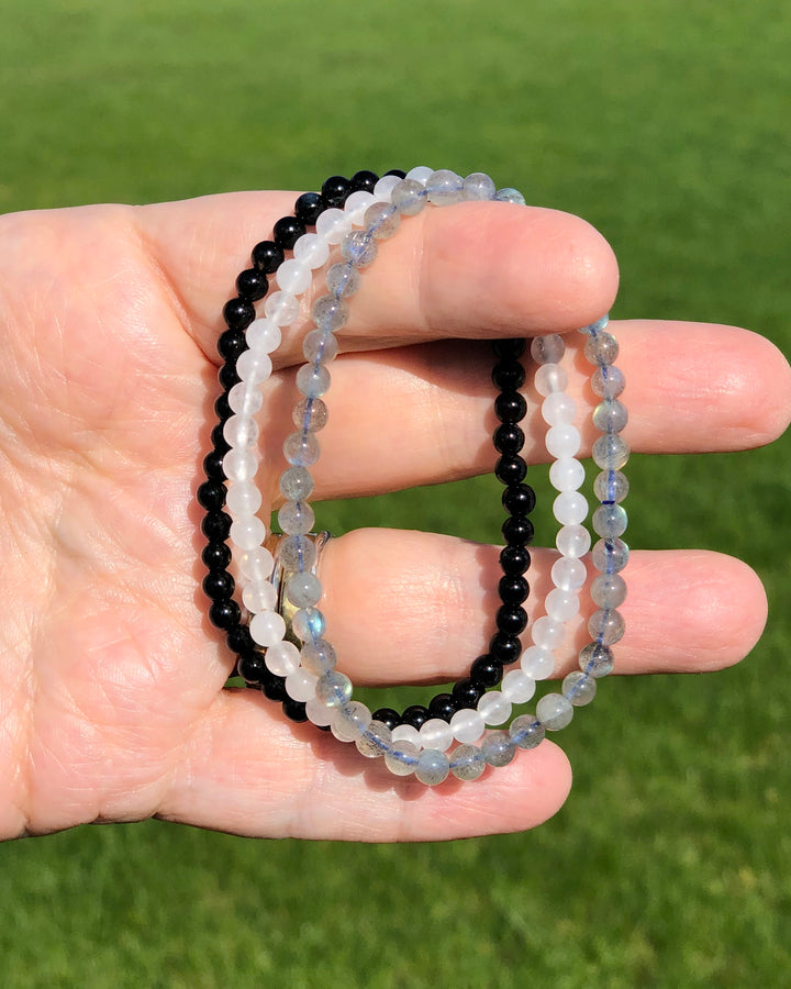 Protection 4mm Gemstone Bracelet Set