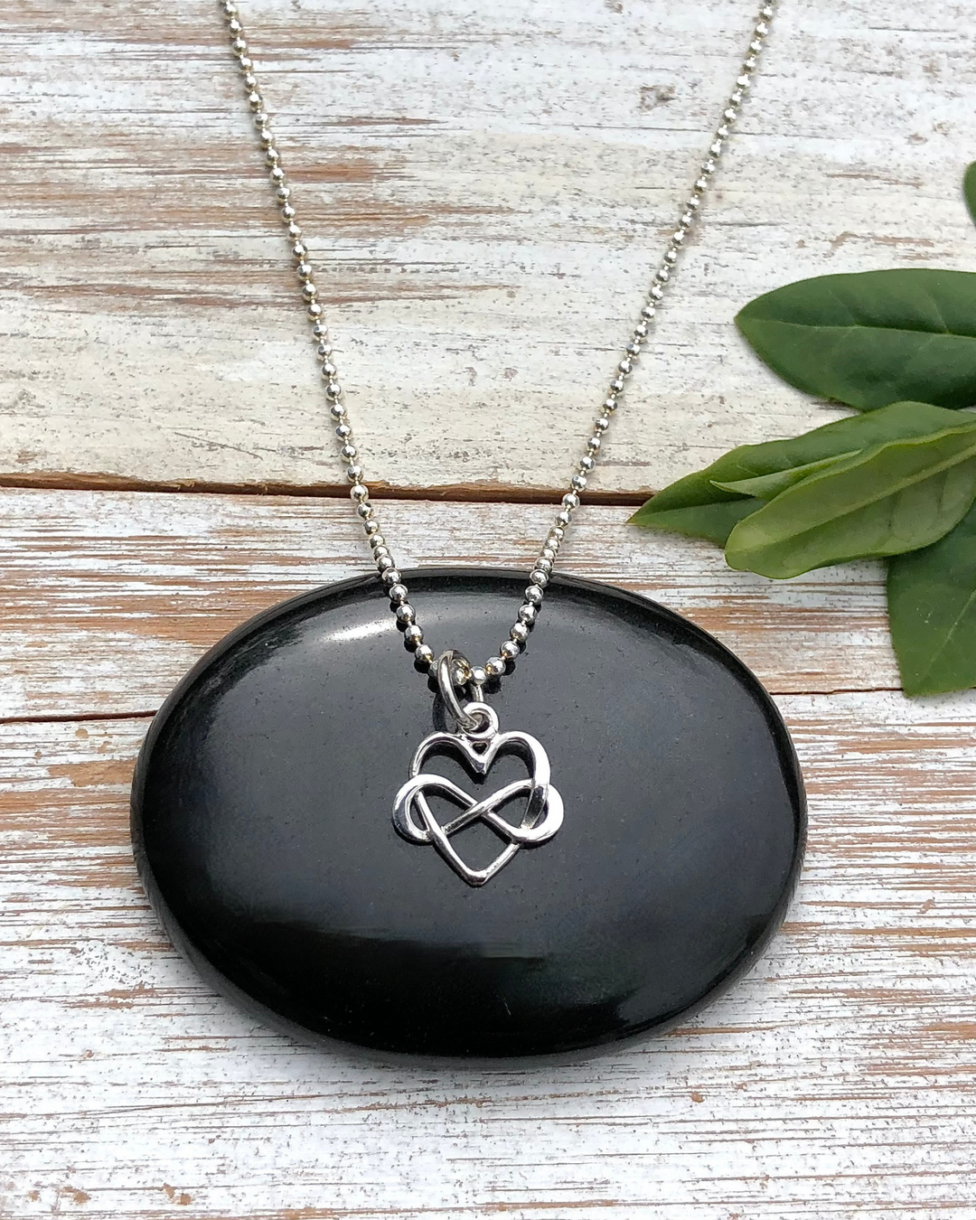 Mother and Two Daughters Infinity Heart Necklace Set