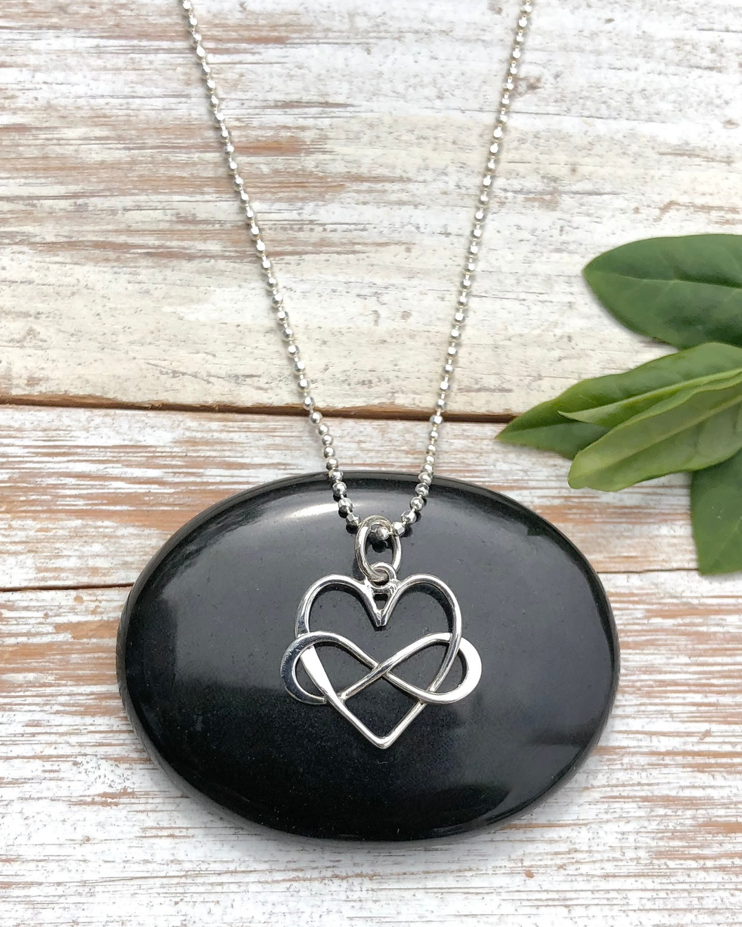 Mother and Two Daughters Infinity Heart Necklace Set