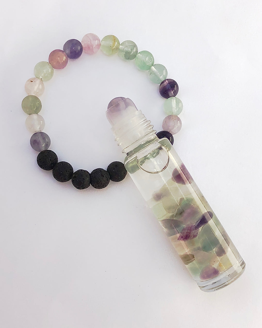 Fluorite Roll On and Bracelet - INTUITION