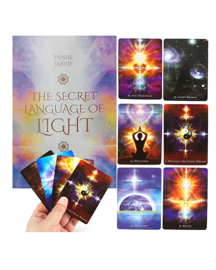 The Secret Language of Light Oracle Cards and Guidebook