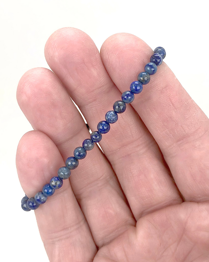 Children's Lapis Lazuli 4mm Gemstone Bracelet