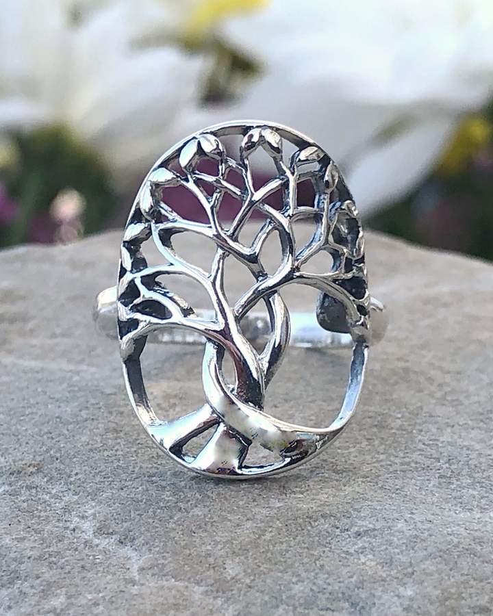 Sterling Silver Tree of Life Ring