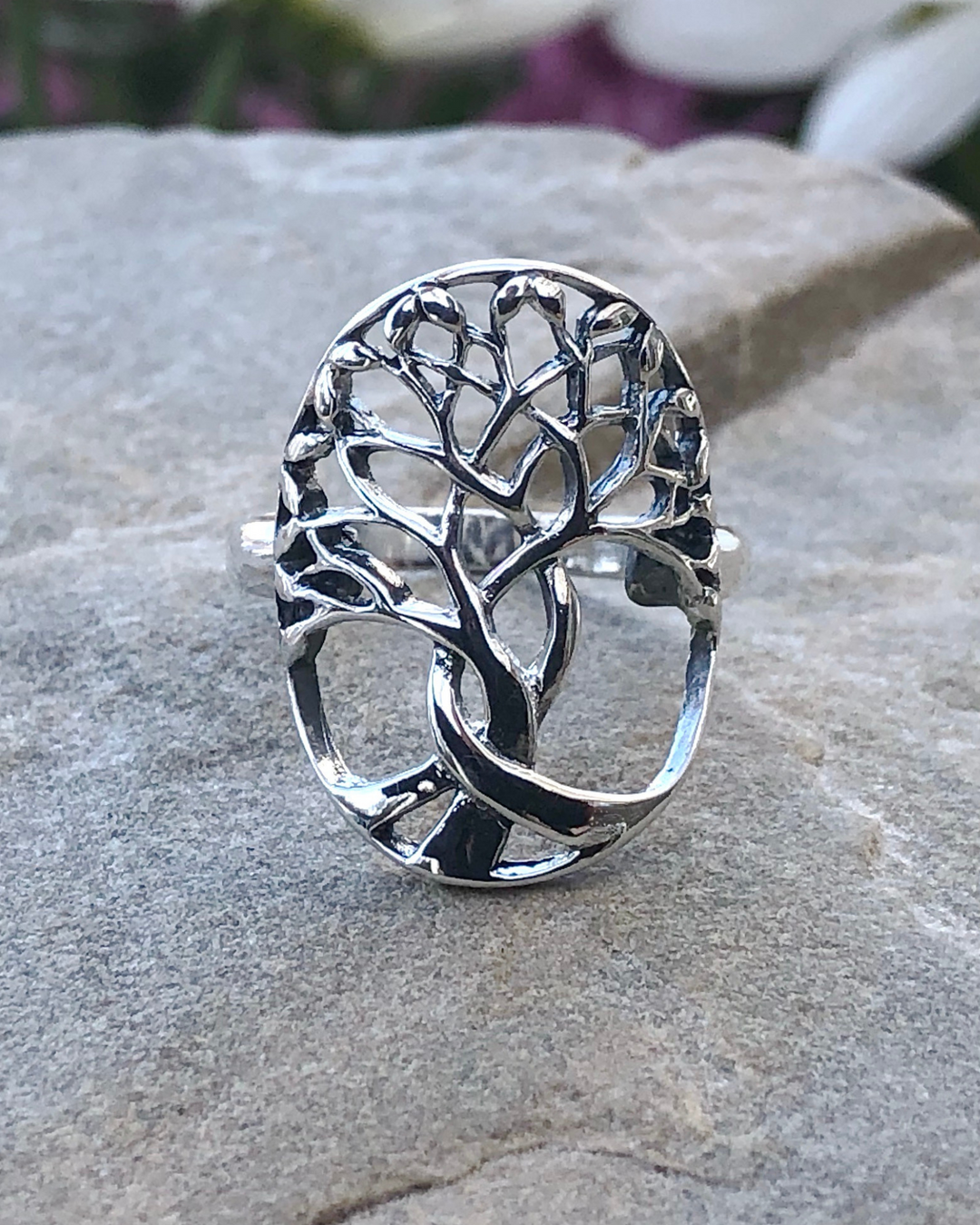 Sterling Silver Tree of Life Ring