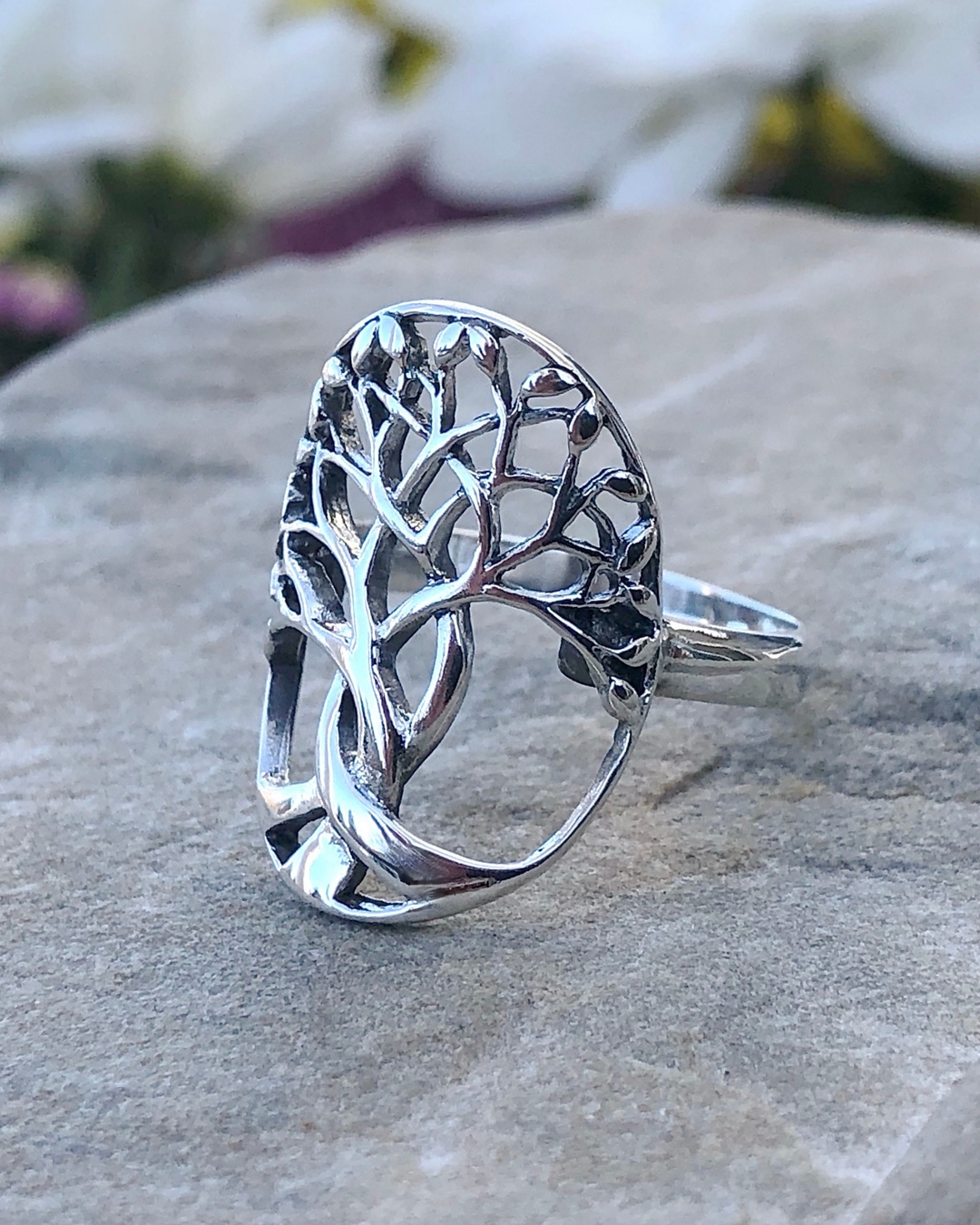 Sterling Silver Tree of Life Ring