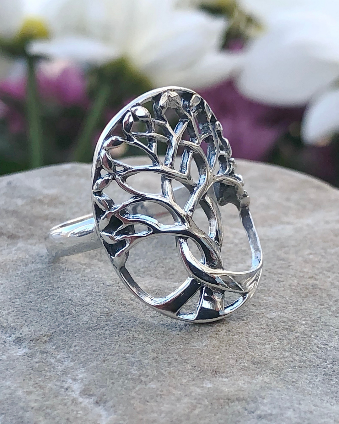 Sterling Silver Tree of Life Ring