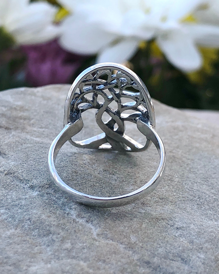 Sterling Silver Tree of Life Ring