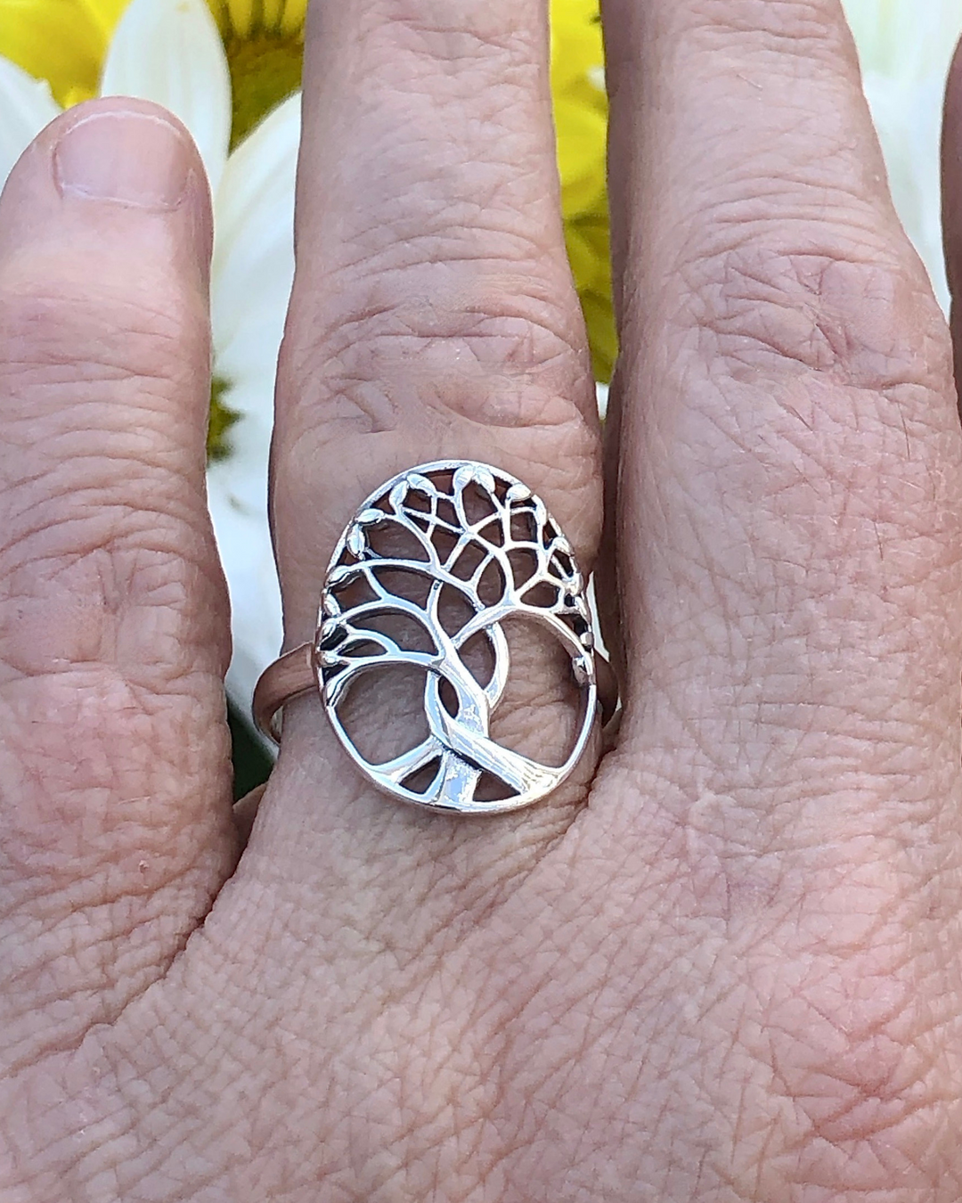 Sterling Silver Tree of Life Ring