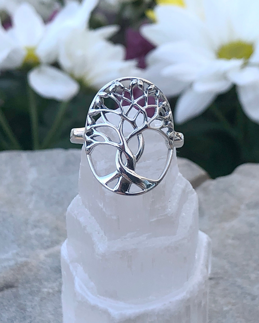 Sterling Silver Tree of Life Ring