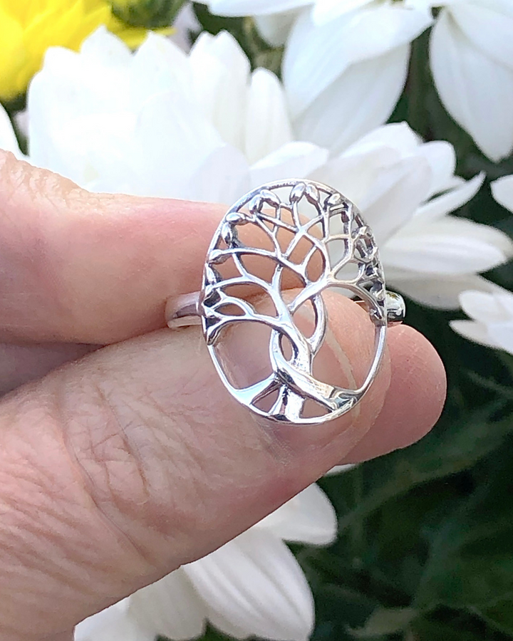 Sterling Silver Tree of Life Ring