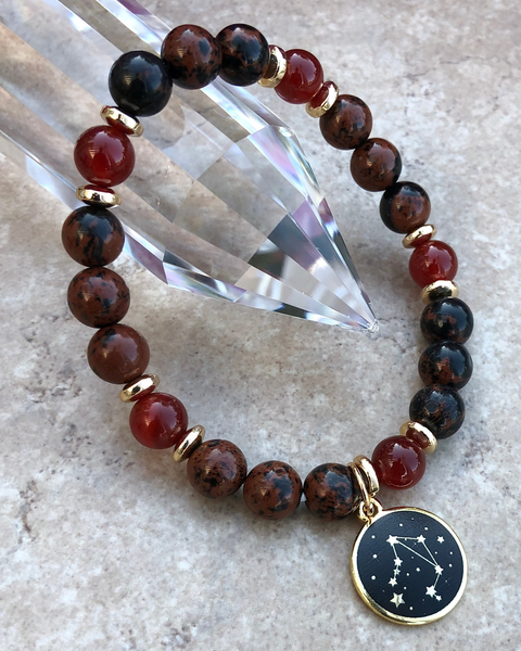 Libra Zodiac Bracelet by Healing Stones for You