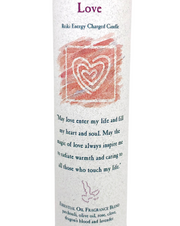 Love Reiki Charged Candle