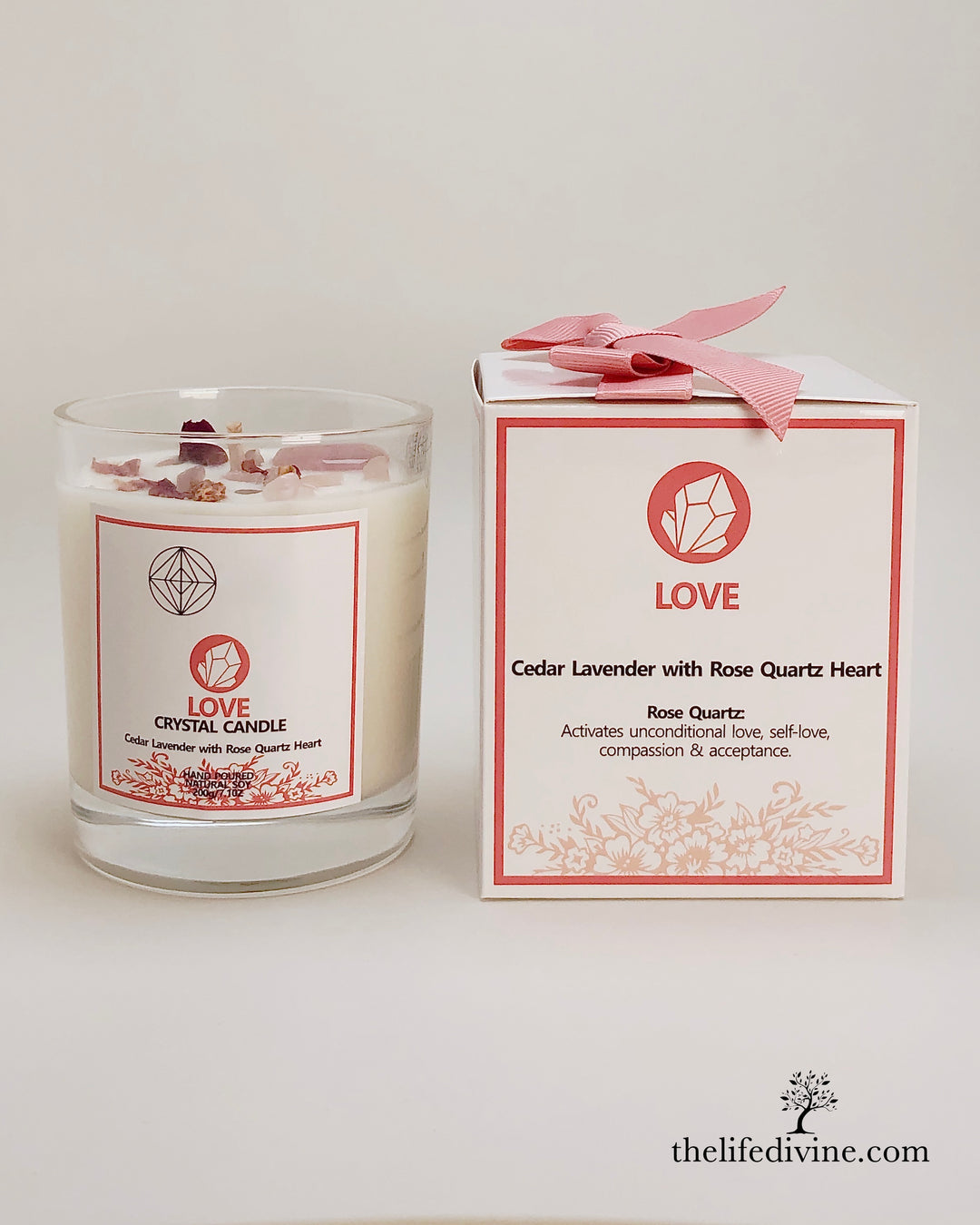 Love Crystal Candle