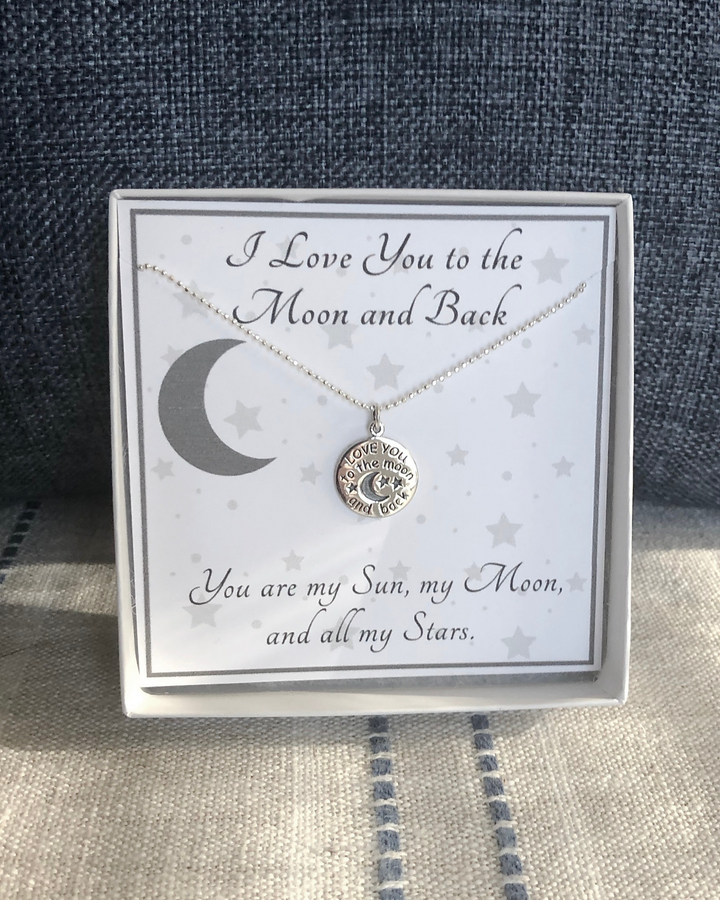 Love You To The Moon And Back Necklace