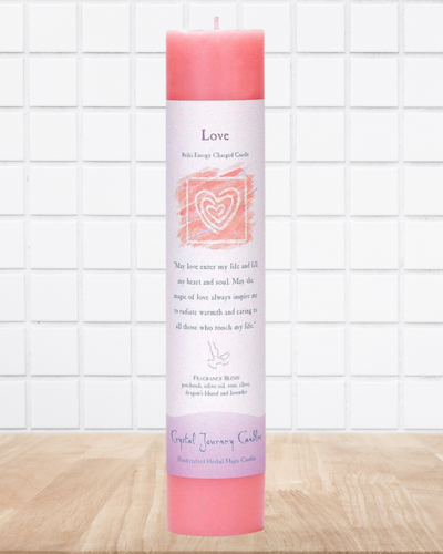 Love Reiki Charged Candle