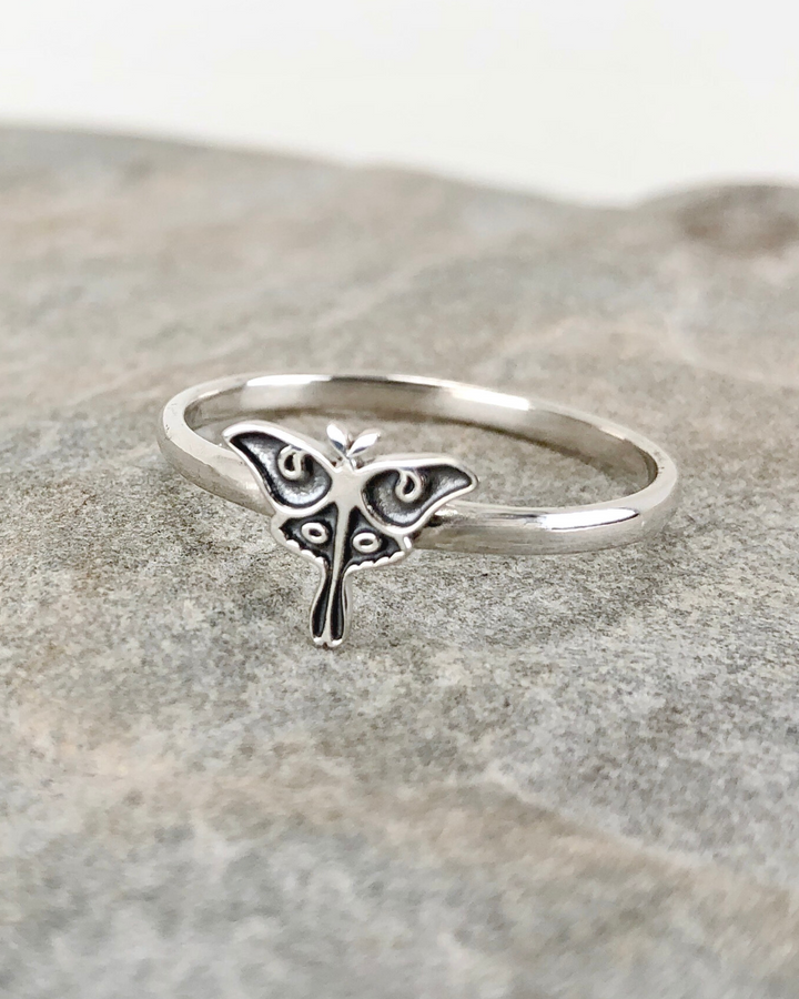 Luna Moth Ring