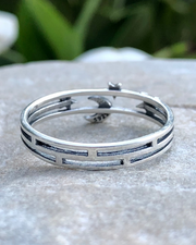 Moon and Stars Sterling Silver Ring