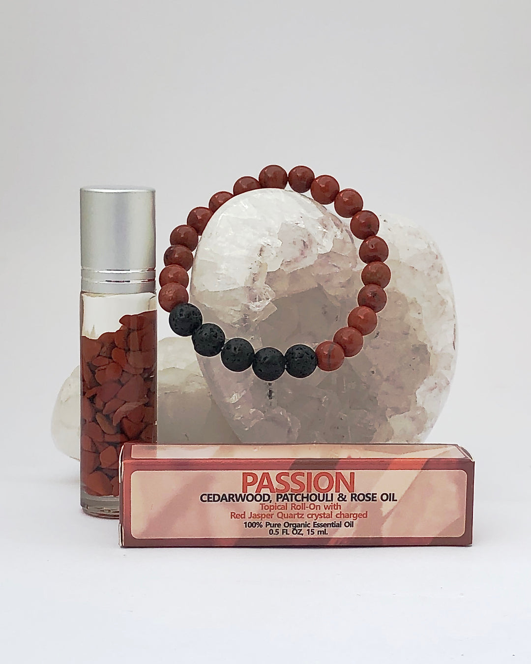 Red Jasper Roll On and Bracelet - PASSION