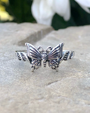 Sterling Silver Butterfly Ring