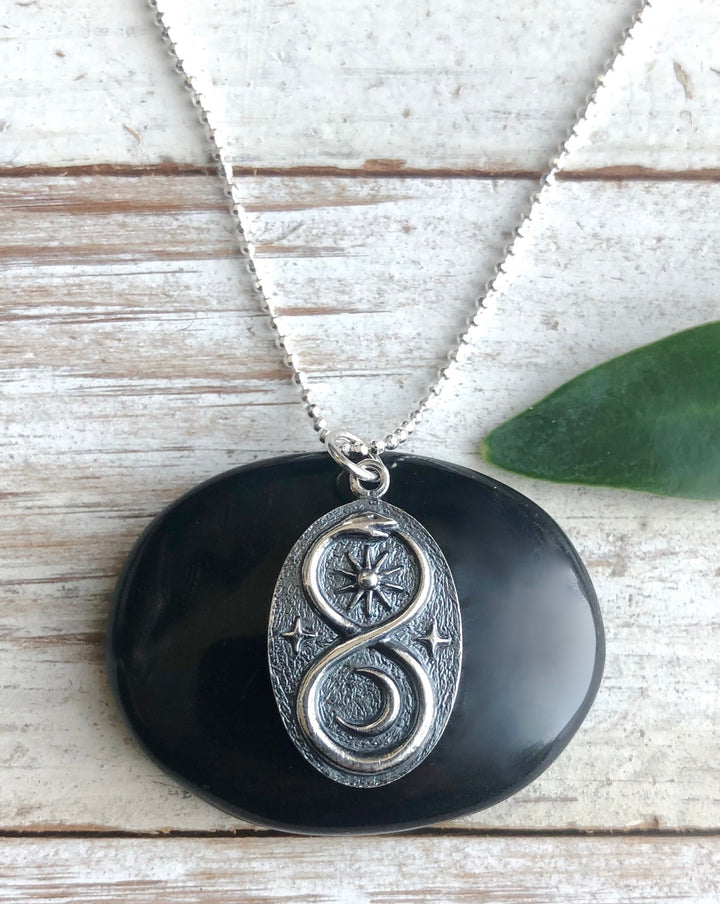 Infinity Serpent Ouroboros Necklace