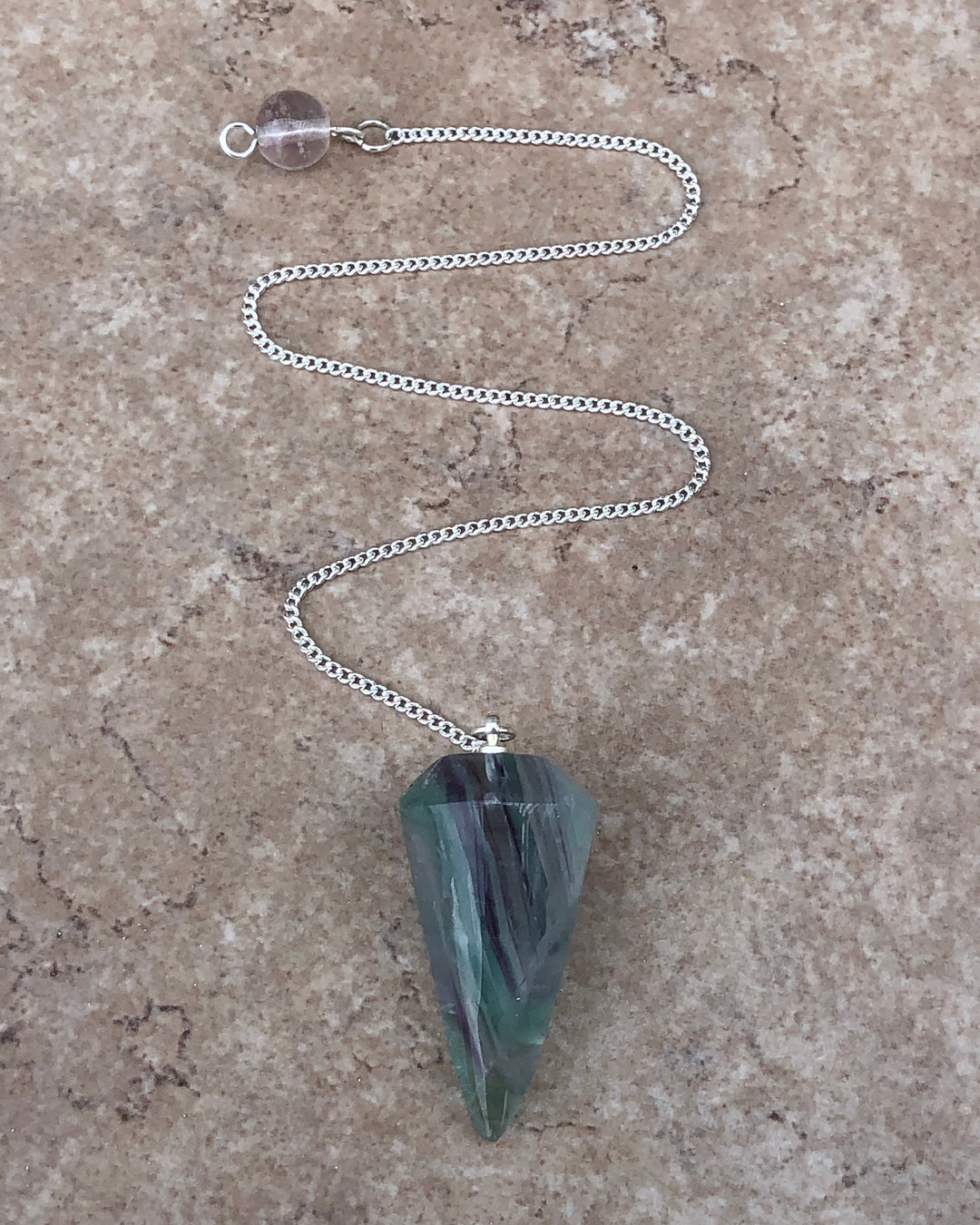 Fluorite Crystal Pendulum