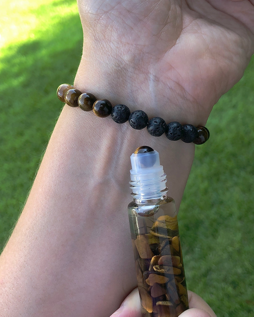 Tiger Eye Roll On and Bracelet - PROTECTION