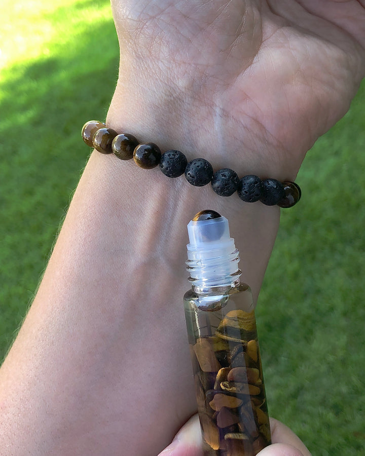 Tiger Eye Roll On and Bracelet - PROTECTION