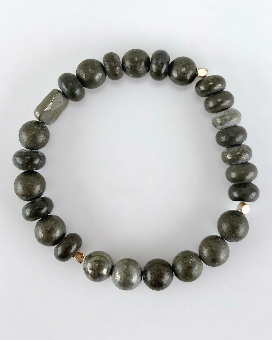 Pyrite Gemstone Bracelet