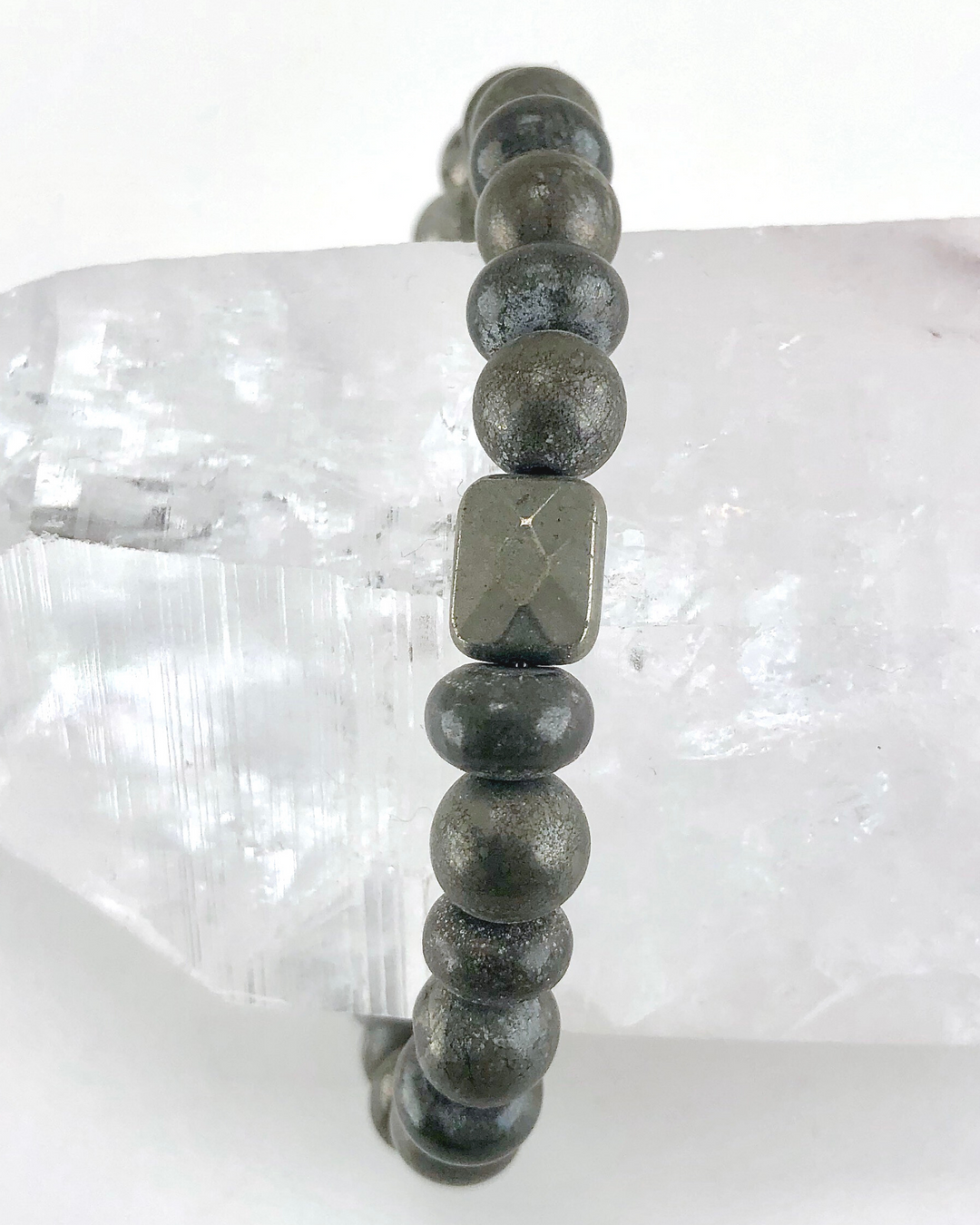 Pyrite Gemstone Bracelet