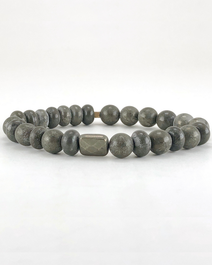 Pyrite Gemstone Bracelet