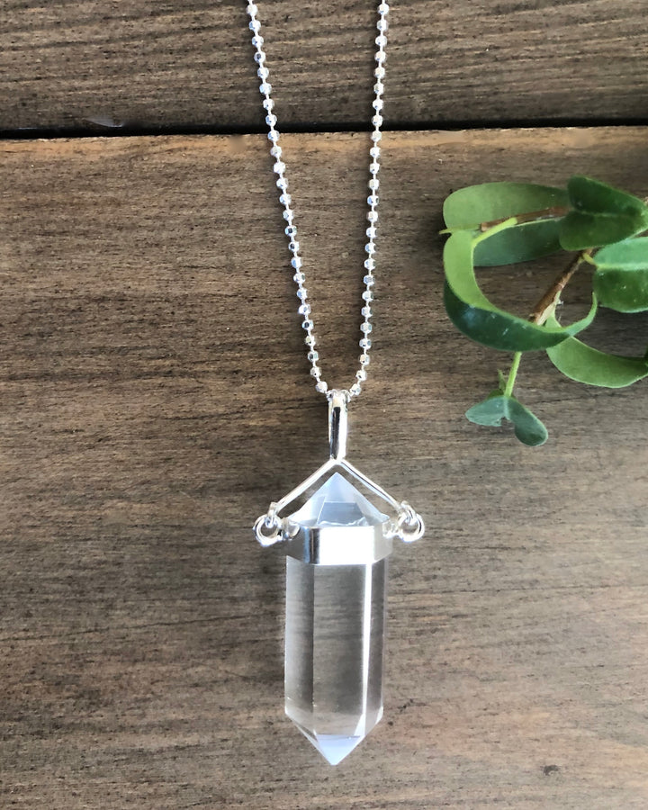 Quartz Crystal Point Pendant - MASTER HEALER