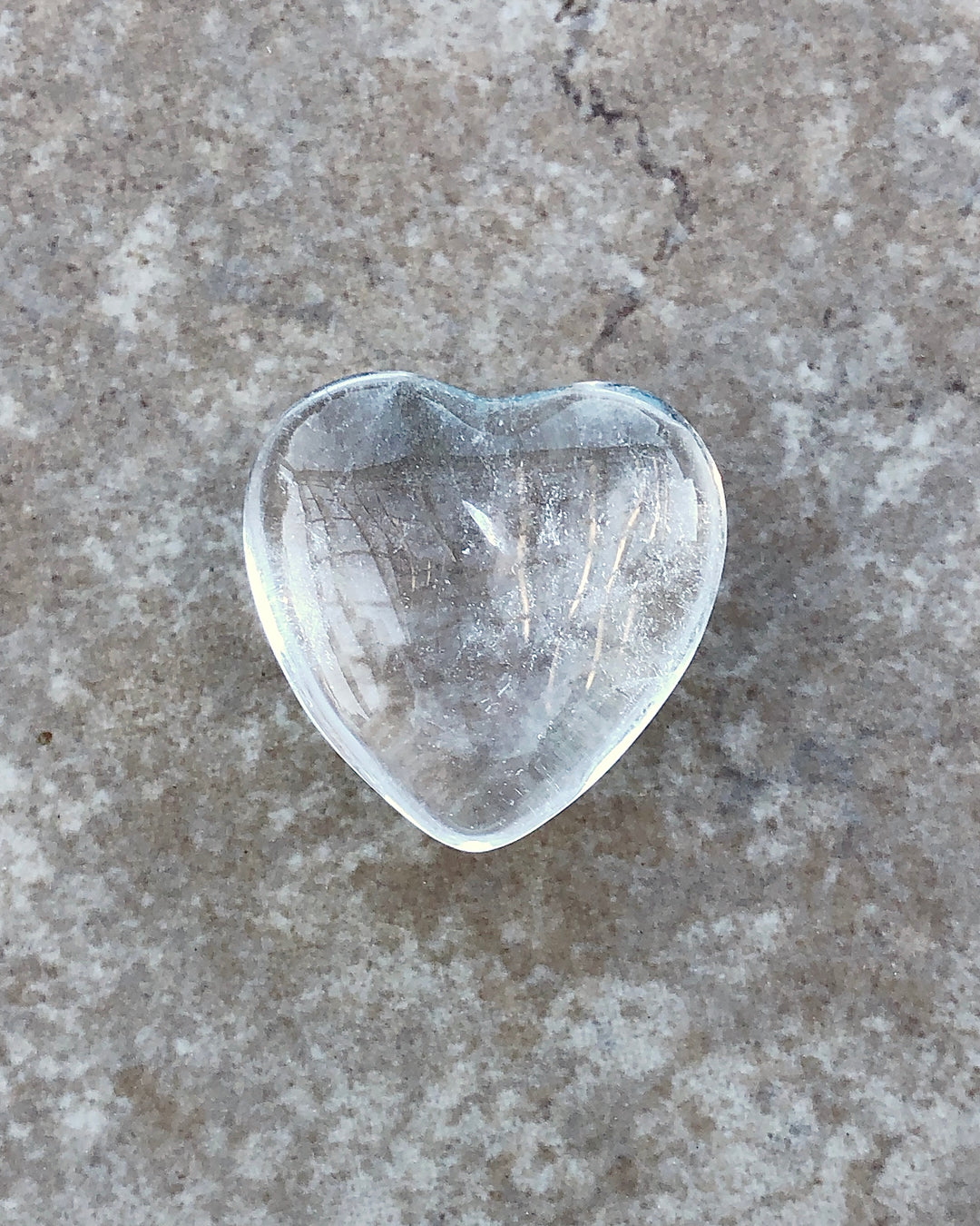 Quartz Crystal Small Heart