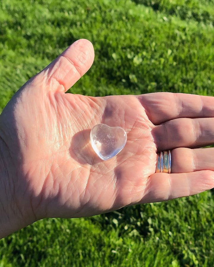 Quartz Crystal Small Heart