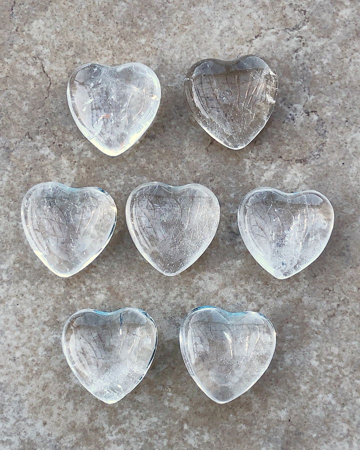 Quartz Crystal Small Heart