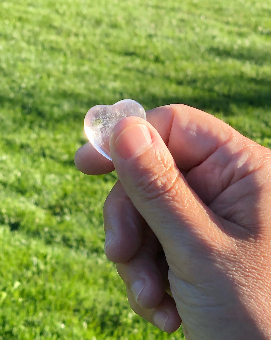 Quartz Crystal Small Heart