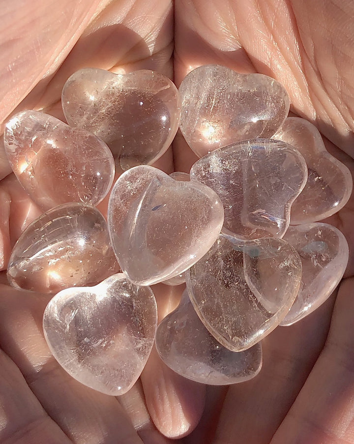 Quartz Crystal Small Heart