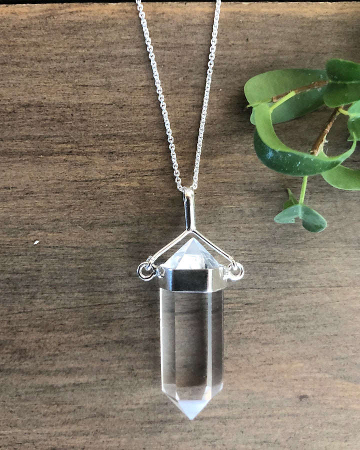 Quartz Crystal Point Pendant - MASTER HEALER