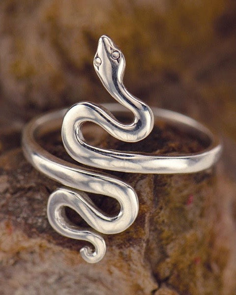 Silver Serpent Ring