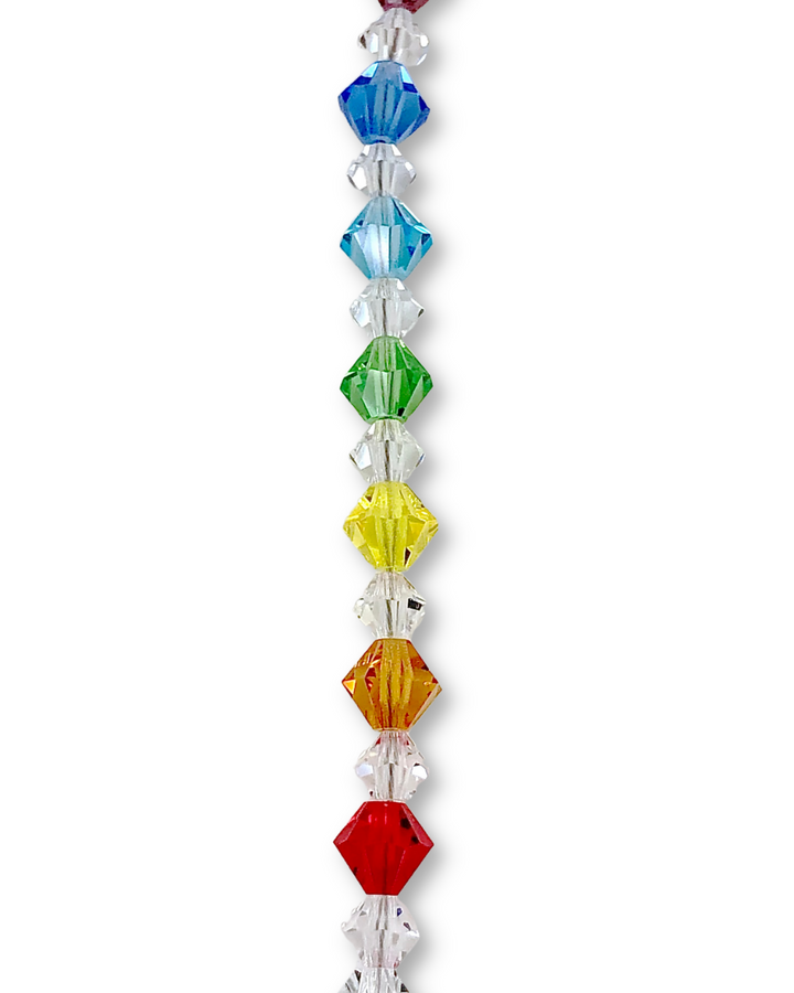 Crystal Heart with Rainbow Sun Catcher