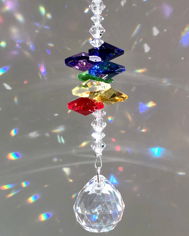 Crystal Rainbow Cascade Sun Catcher