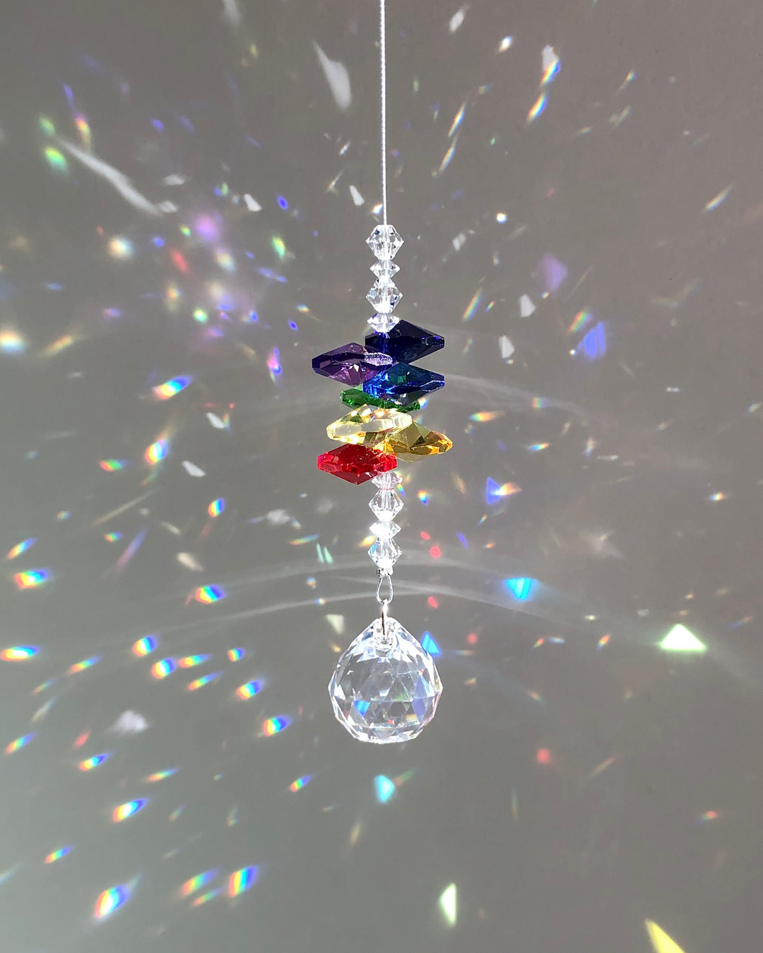 Crystal Rainbow Cascade Sun Catcher