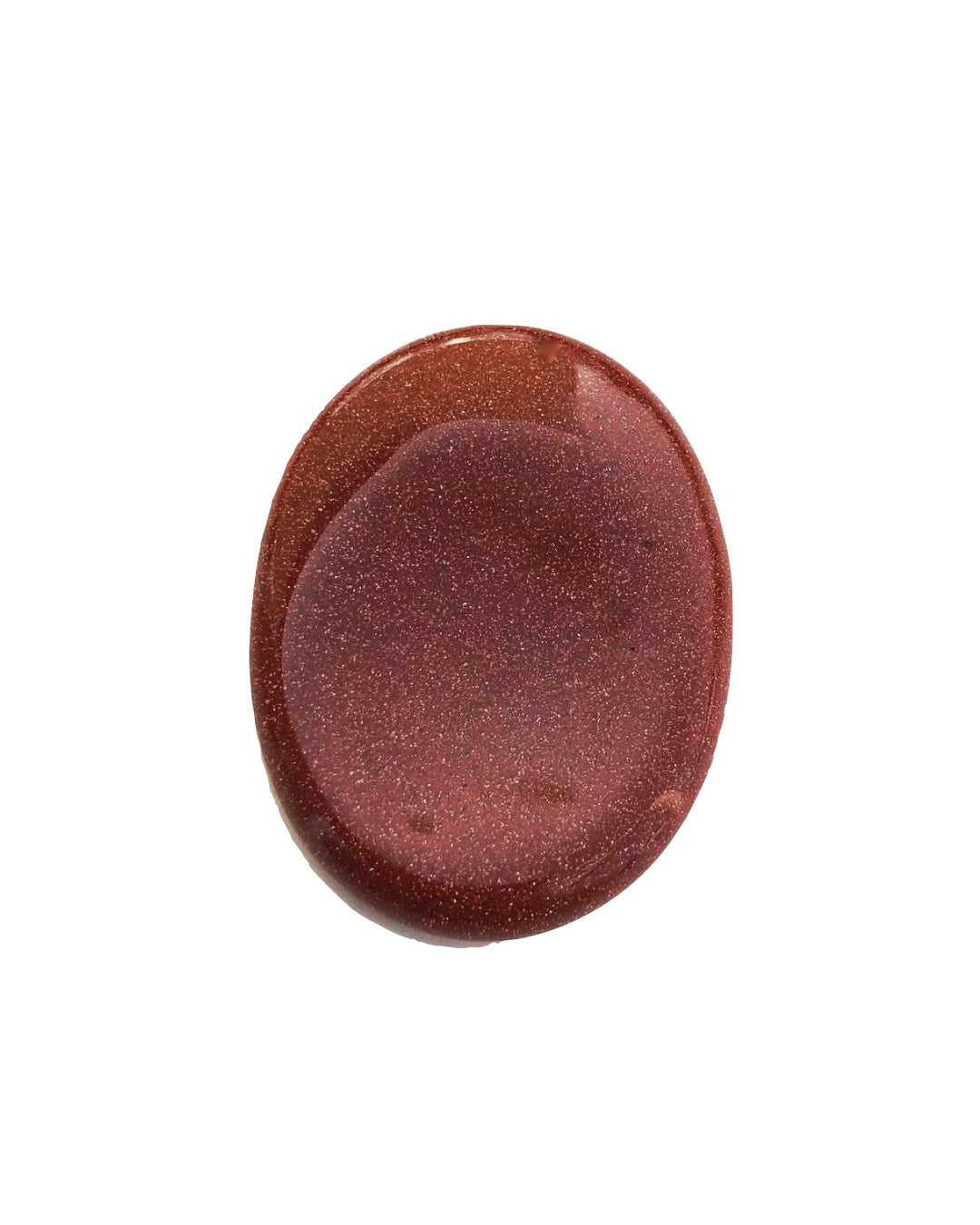 Red Goldstone Worry Stone