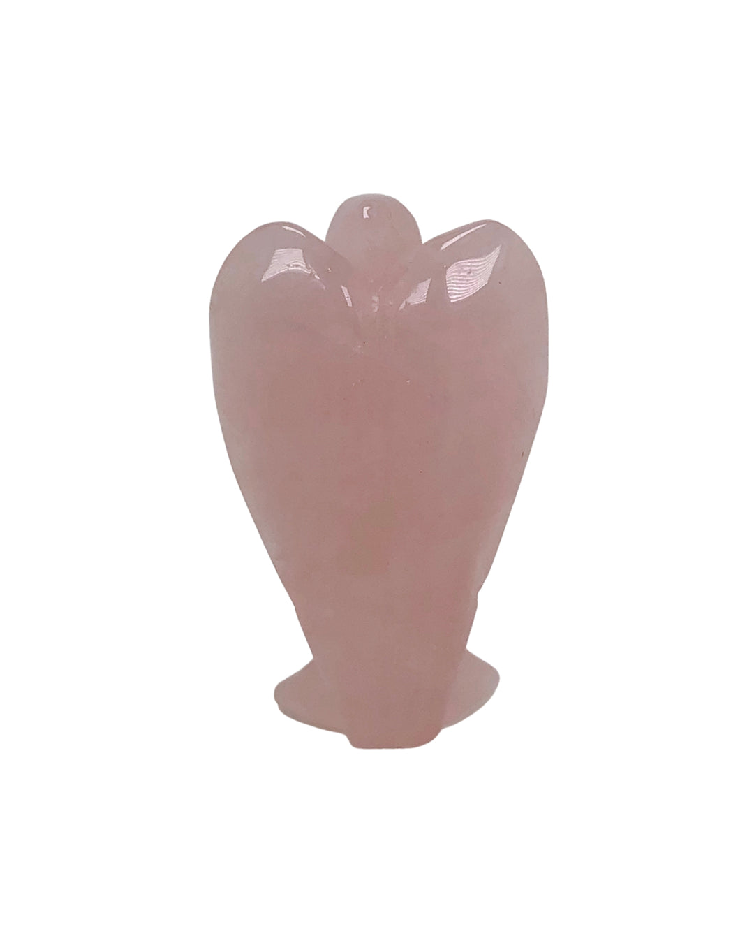 Rose Quartz Angel Figurine Stone