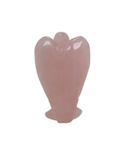 Rose Quartz Angel Figurine Stone