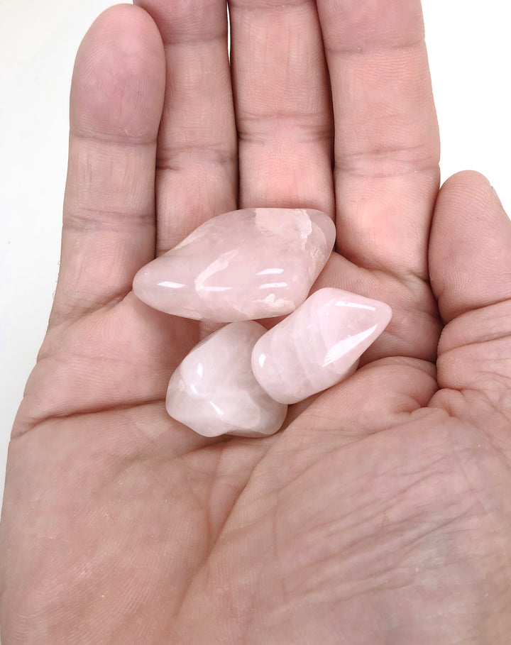 Rose Quartz Small Tumbled Pocket Stones