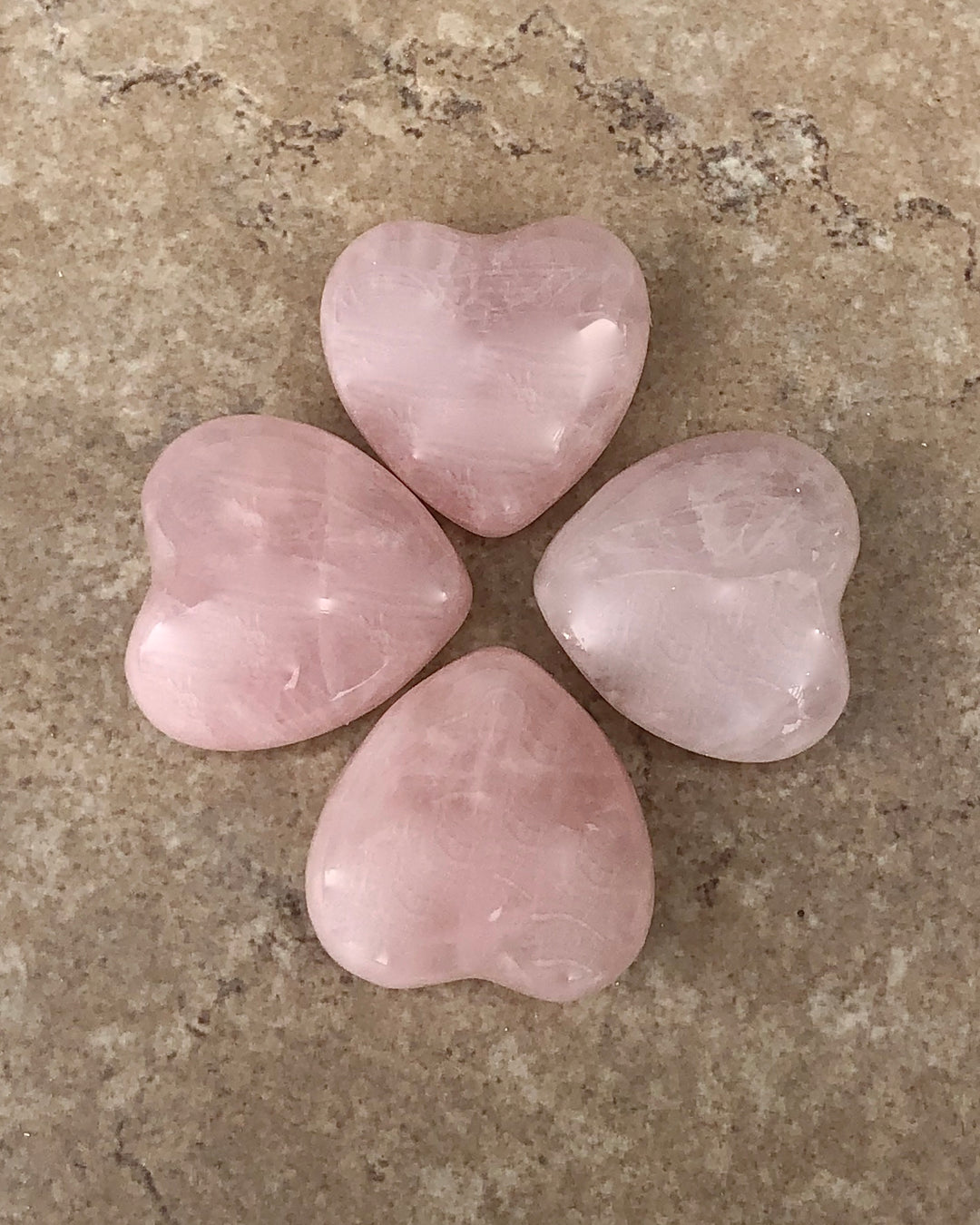 Rose Quartz Small Heart