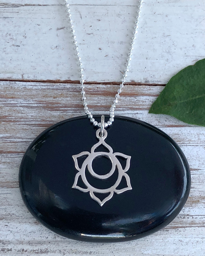 Sterling Silver Sacral Chakra Necklace