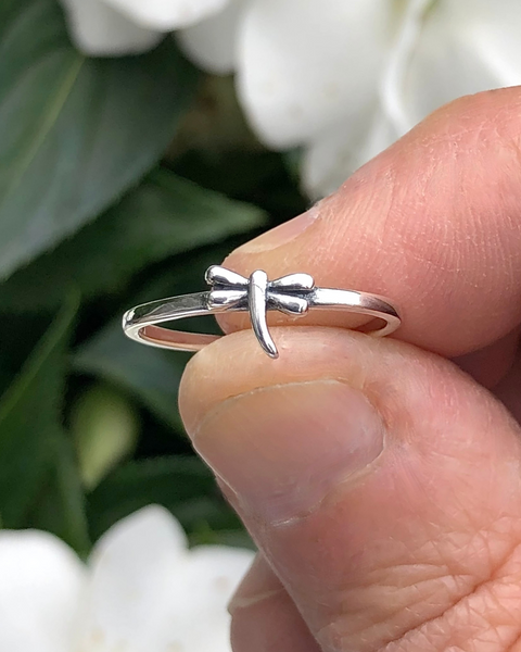 Dragonfly hot sale ring silver
