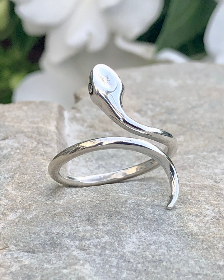 Sterling Silver Serpent Ring